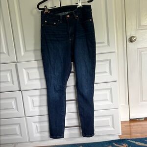 L.L. Bean Blue Skinny Jeans with Stretch Fit